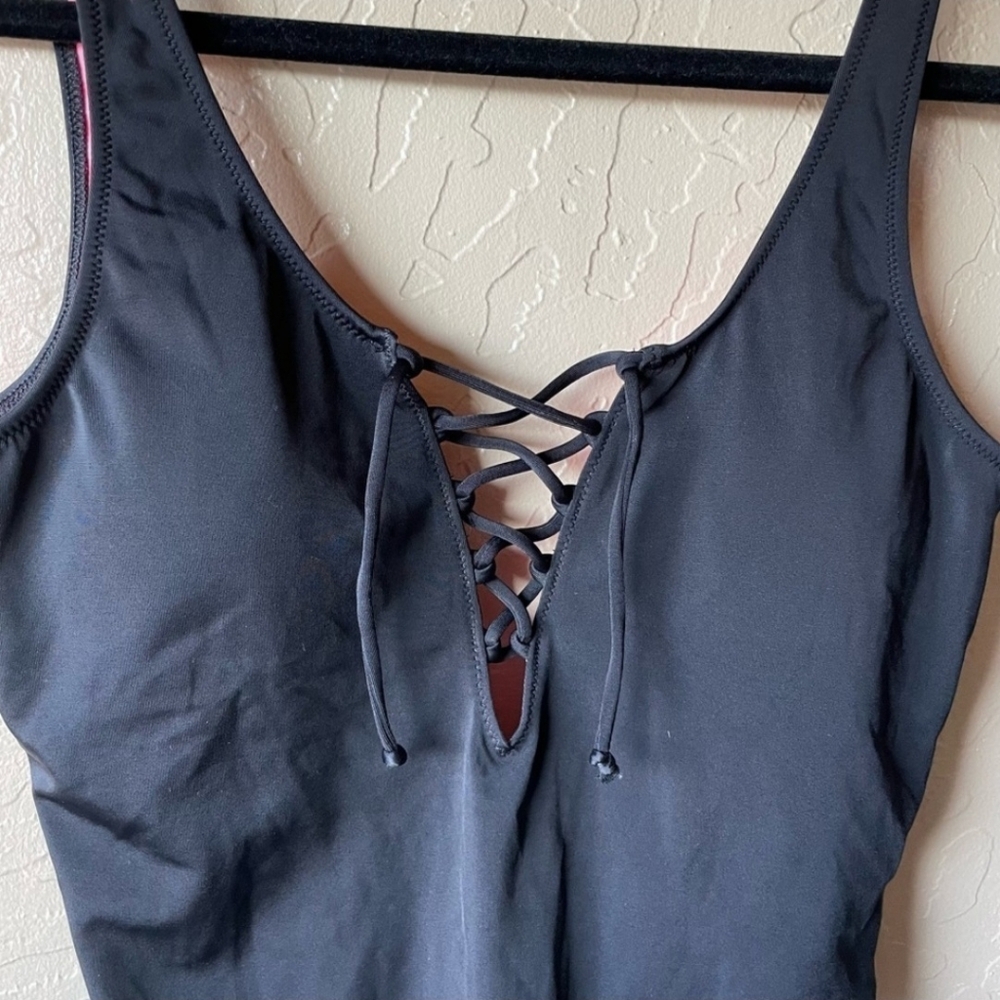 Victoria’s Secret Pink one piece lace up swimsuit - Picture 6 of 7